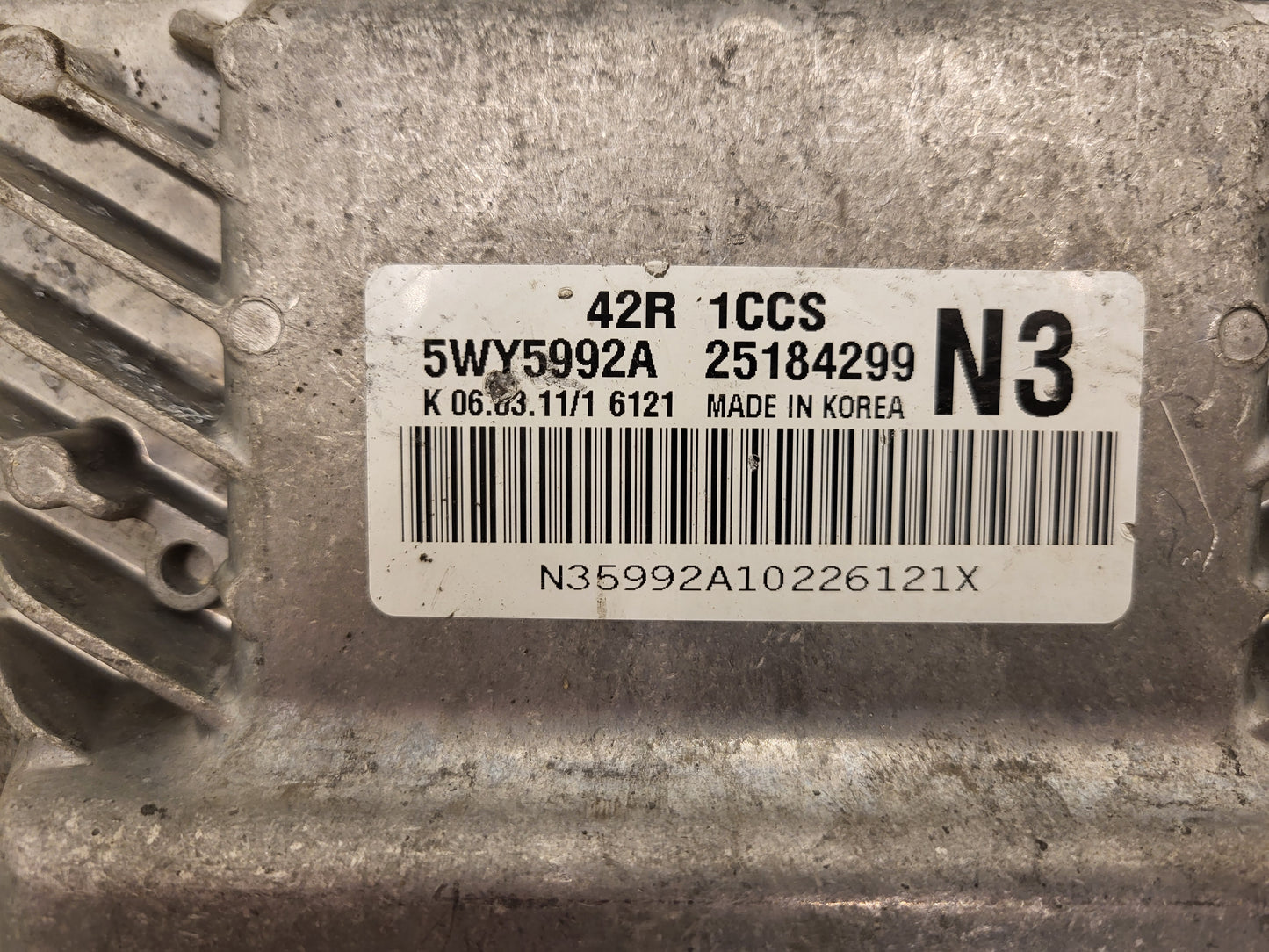 CHEVROLET AVEO KALOS ECU / 5WY5992A / 25184299