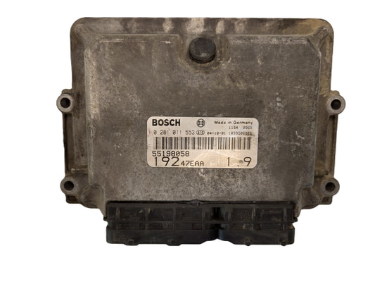 Fiat STILO ECU / 0281011553 / 55198058 / 19247EAA / BOSCH