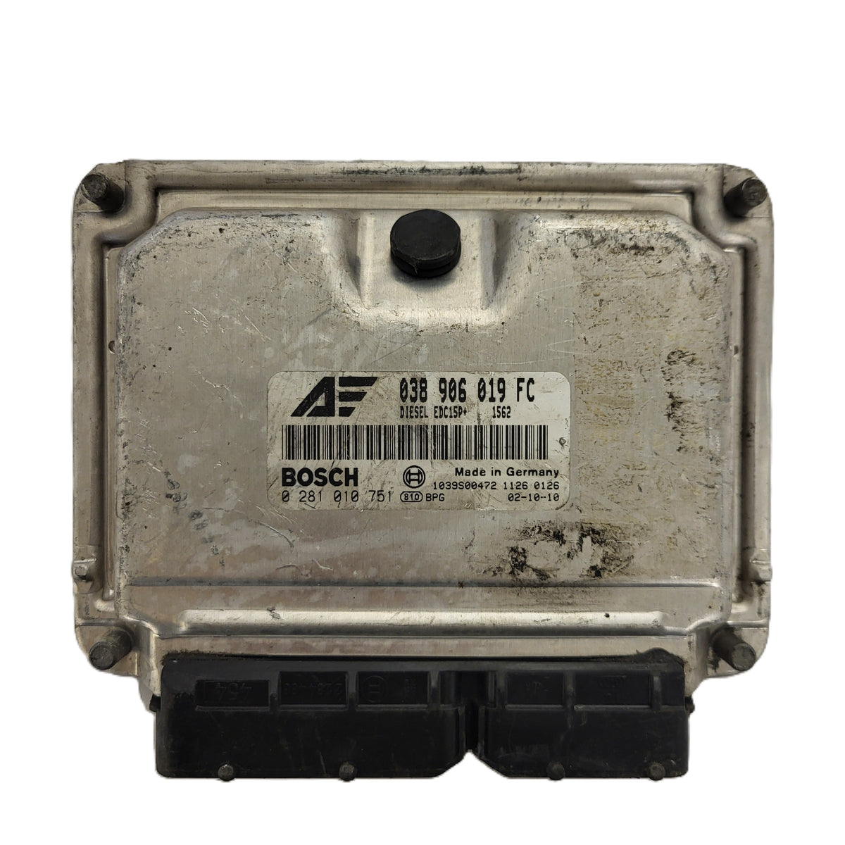 VW ECU / 038906019FC / 0281010751 / EDC15P+ / BOSCH - B54-15 - 1