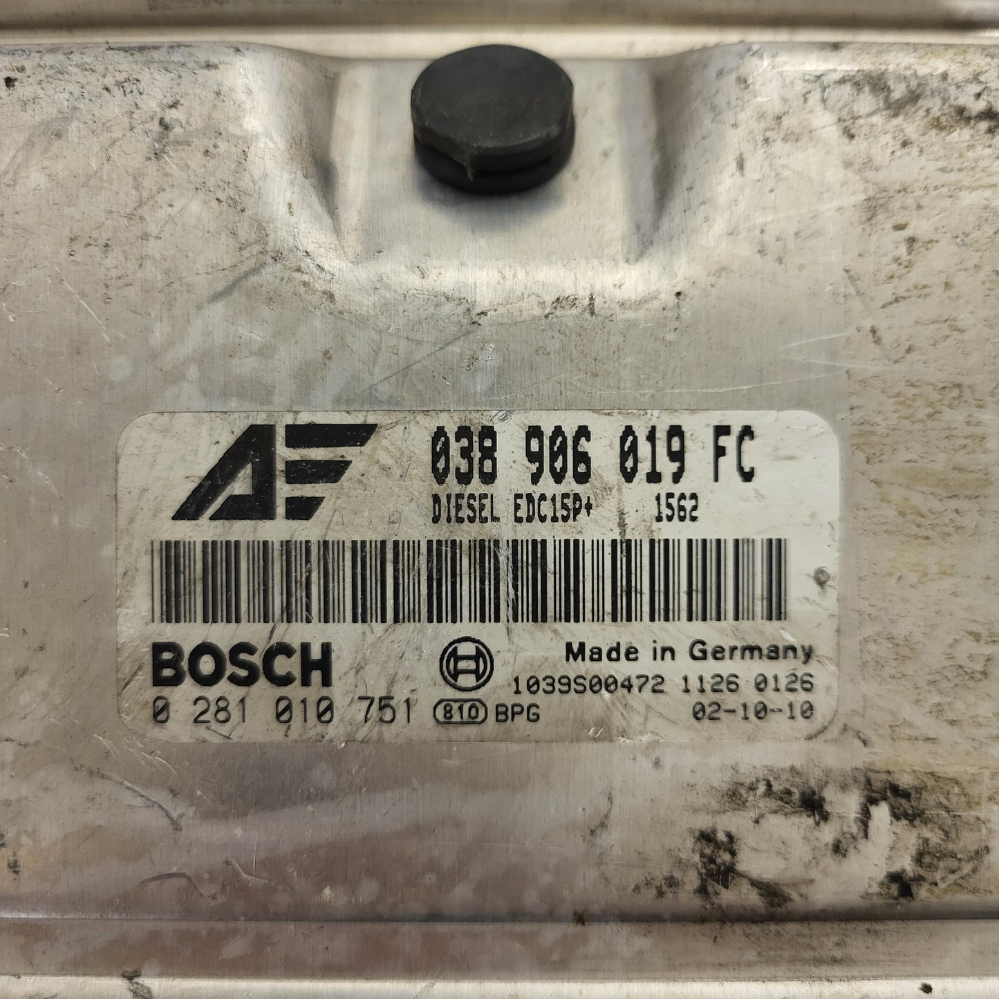 VW ECU / 038906019FC / 0281010751 / EDC15P+ / BOSCH
