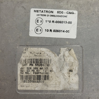 FIAT MULTIPLA 1.6 GAS METANO ECU / 55204210 / 4100118 / METATRON