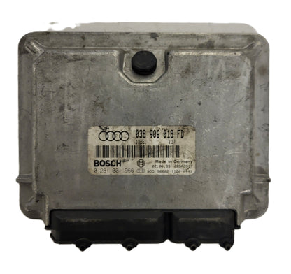 AUDI A4 B5 1.9 TDI ECU / 038906018FD / 0281001966 / BOSCH - B54-18 - 1