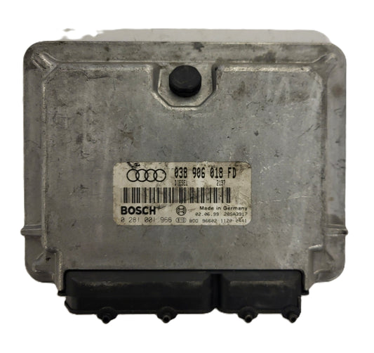 AUDI A4 B5 1.9 TDI ECU / 038906018FD / 0281001966 / BOSCH
