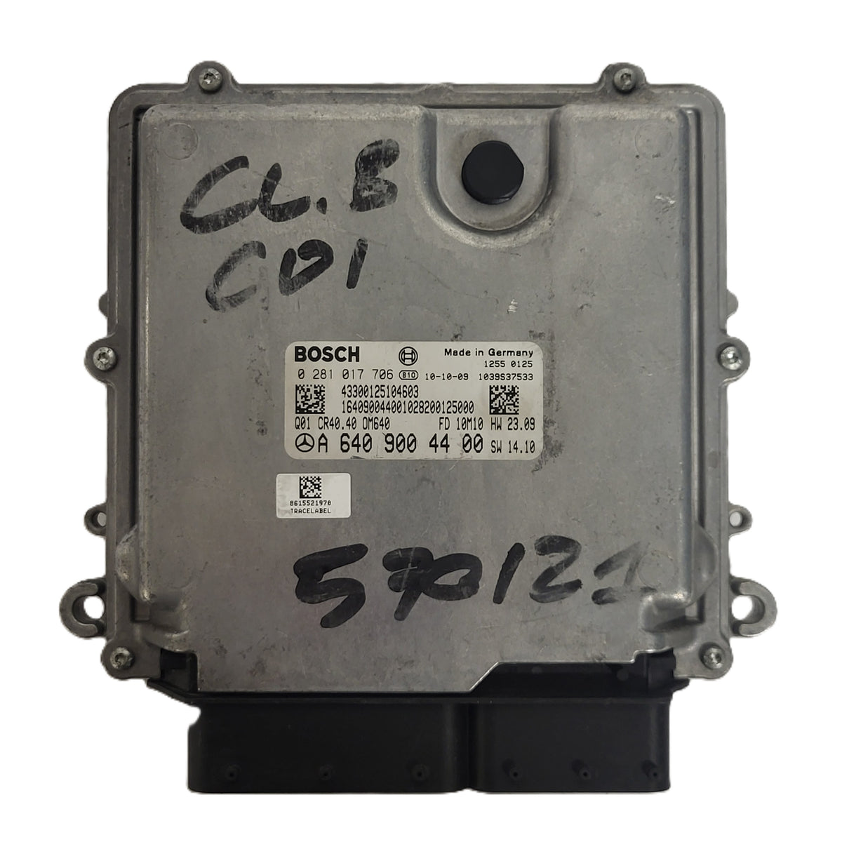 MERCEDES B ECU / 0281017706 / A6409004400 / CR40.40 / OM640 / BOSCH - B54-19 - 1