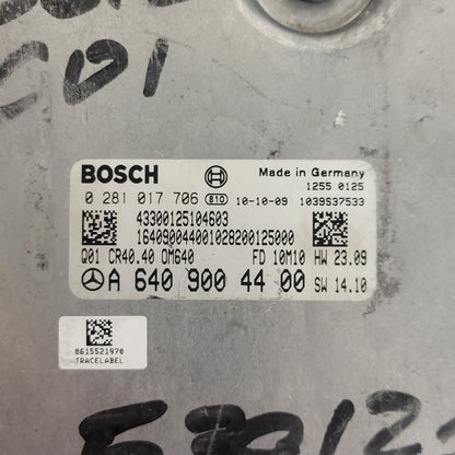 MERCEDES B ECU / 0281017706 / A6409004400 / CR40.40 / OM640 / BOSCH - B54-19 - 2