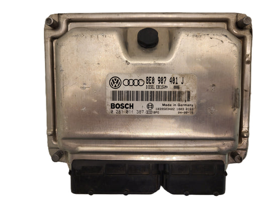 VW AUDI ECU / 0281011387 / 8E0907401J / EDC15VM+ / BOSCH
