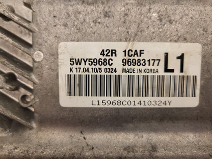 CHEVROLET AVEO ECU / 96983177 / 5WY5968C / 1CAF