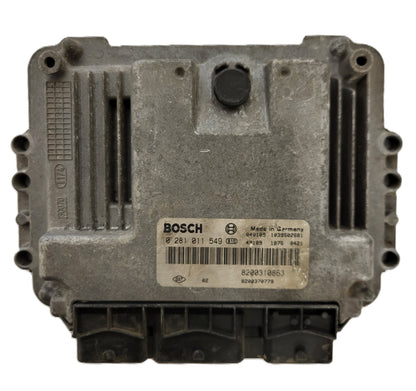 Renault ECU / 0281011549 / 8200310863 / 8200370779 / BOSCH