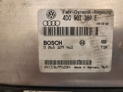 VW AUDI ESP ECU MODULE / 4D0907389E / 0265109460 / BOSCH