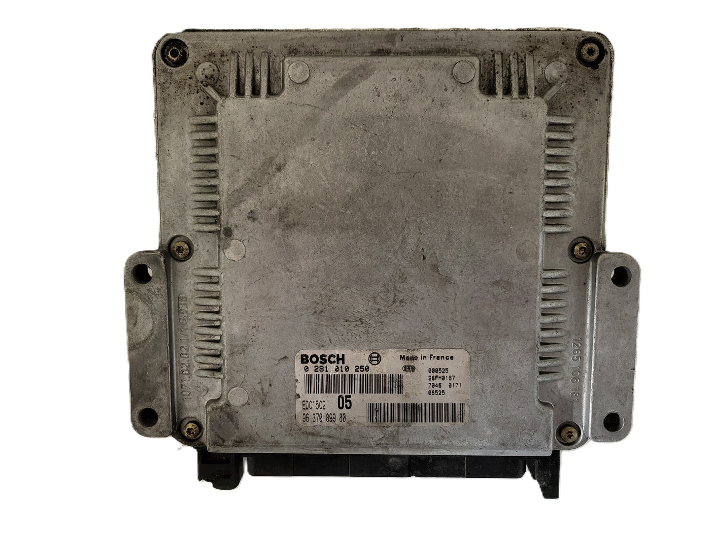 PEUGEOT CITROEN ECU / 0281010250 / EDC15C2 / 9637089980 / BOSCH