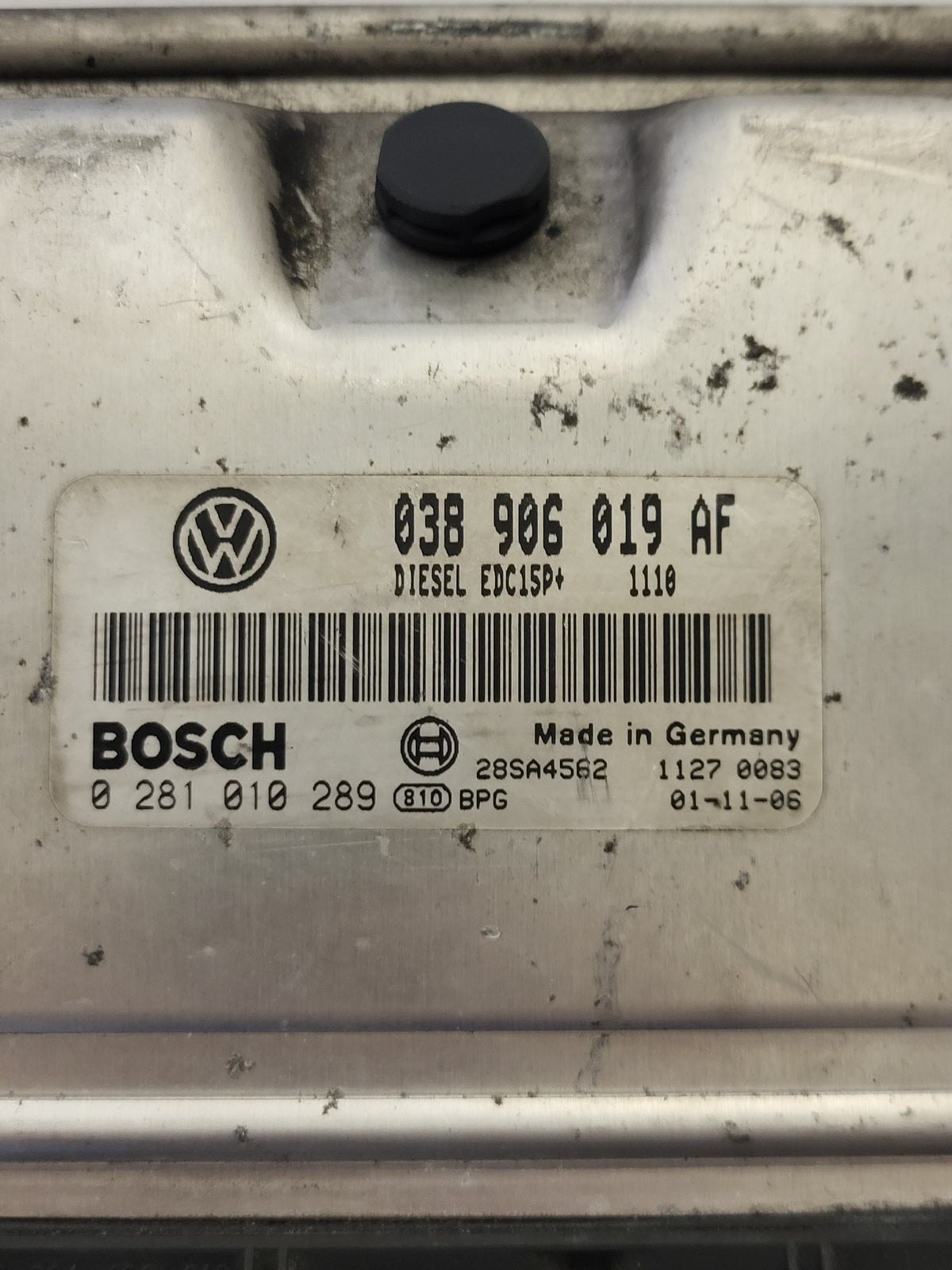 SKODA FABIA ECU / 038906019AF / 0281010289 / EDC15P+ / BOSCH - B55-04 - 2