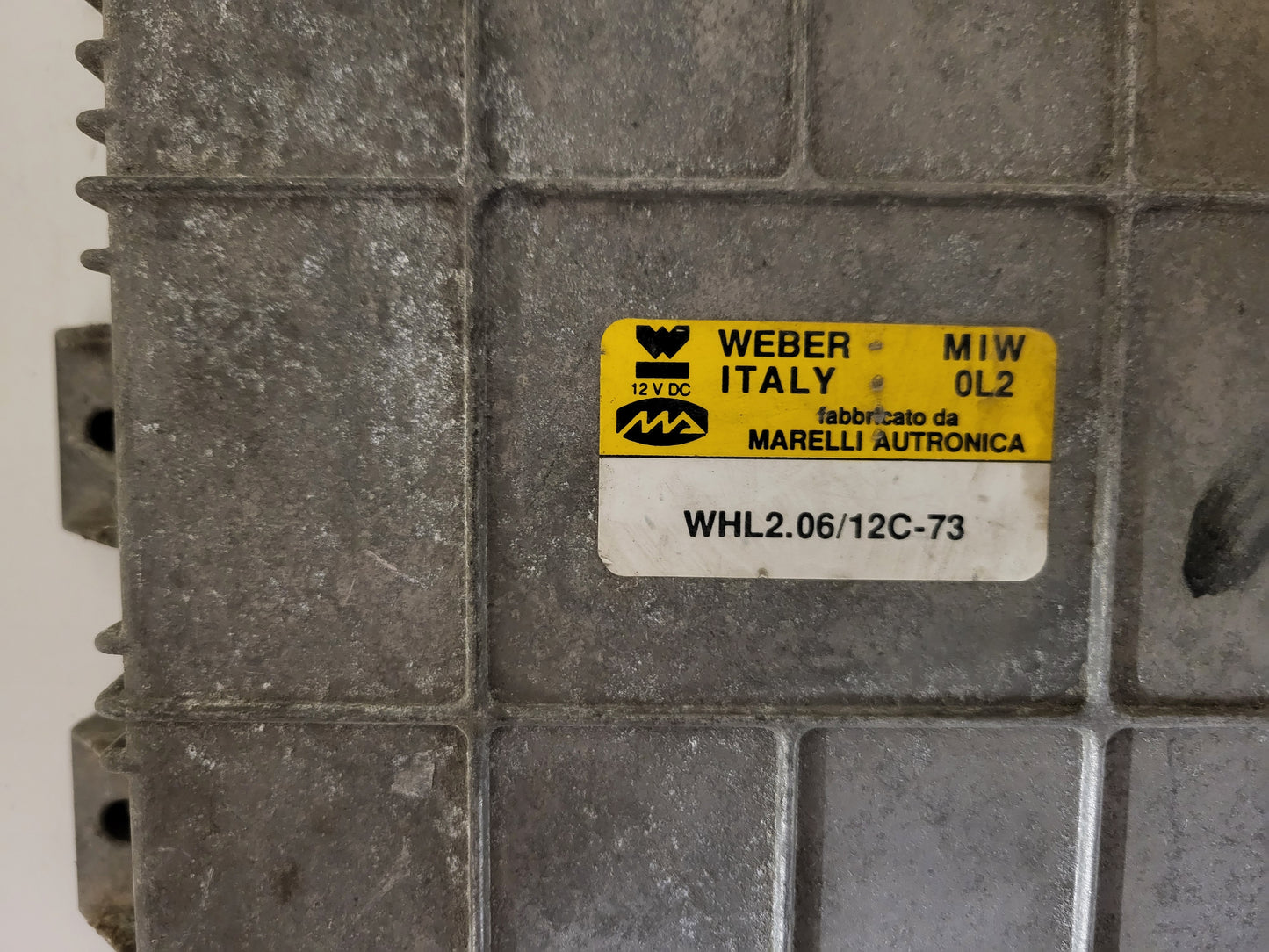 LANCIA DEDRA 1.6 ECU / MIW 0L2 / WHL2.06/12C-73 / WEBER ITALY