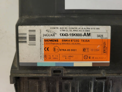 JAGUAR ECU MODULE / 1X43-15K600-AM / 5WK48733G / SIEMENS