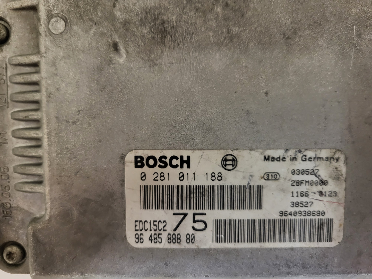 Peugeot Citroen ECU / 0281011188 / 9648588880 / 9640938680 / EDC15C2 / BOSCH