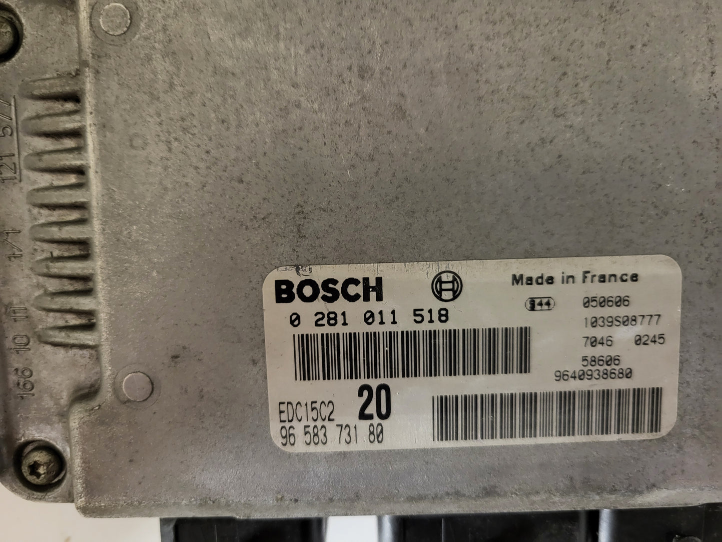 Citroen Xsara ECU / 0281011518 / 9658373180 / EDC15C2 / BOSCH
