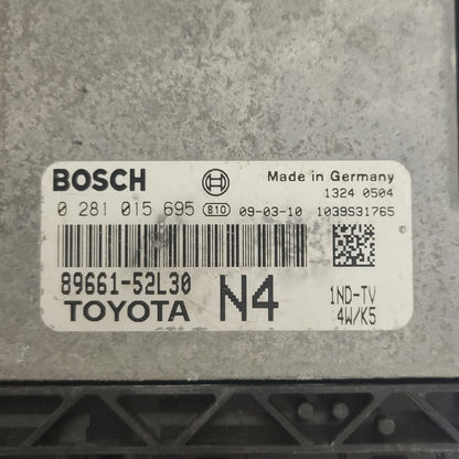 TOYOTA URBAN CRUISER ECU / 0281015695 / 89661-52L30 / 1ND-TV / BOSCH - B55-15 - 2