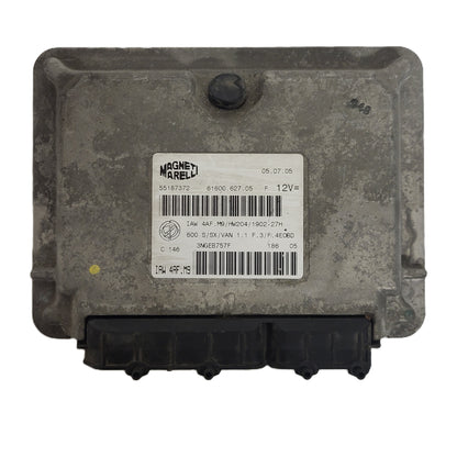 Fiat Seicento 600 ECU / 55187372 / IAW 4AF.M9 / 61600.627.05 / HW204 / MAGNETI M