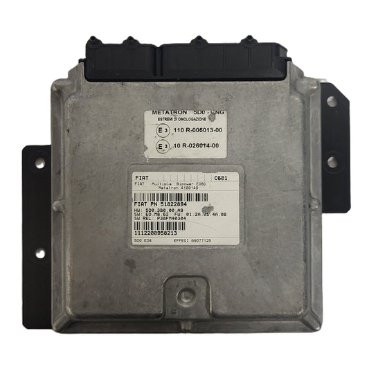 FIAT MULTIPLA BIPOWER ECU / 4100149 / 51822894 / C601 / METATRON