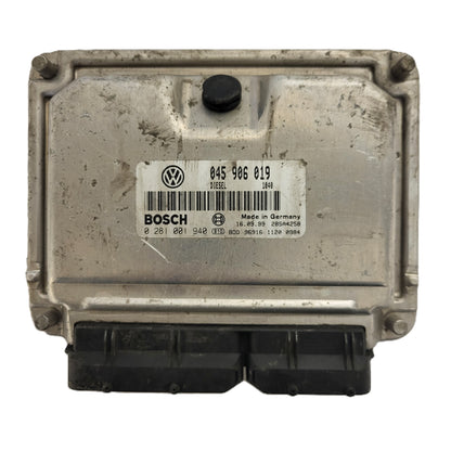 VW SEAT POLO ECU / EDC15P+ / 045906019 / 0281001940 / BOSCH - B56-13 - 1