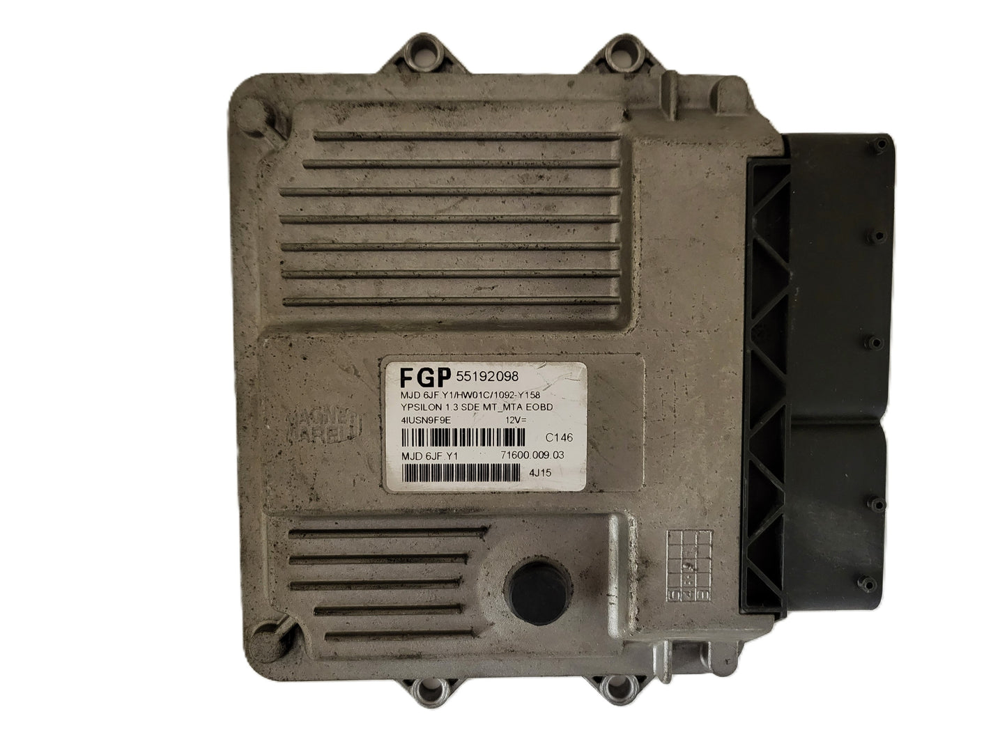 LANCIA YPSILON Y 1.3 ECU / 55192098 / MJD6JF.Y1 / HW01C / 71600.009.03 / MAGNETI MARELLI