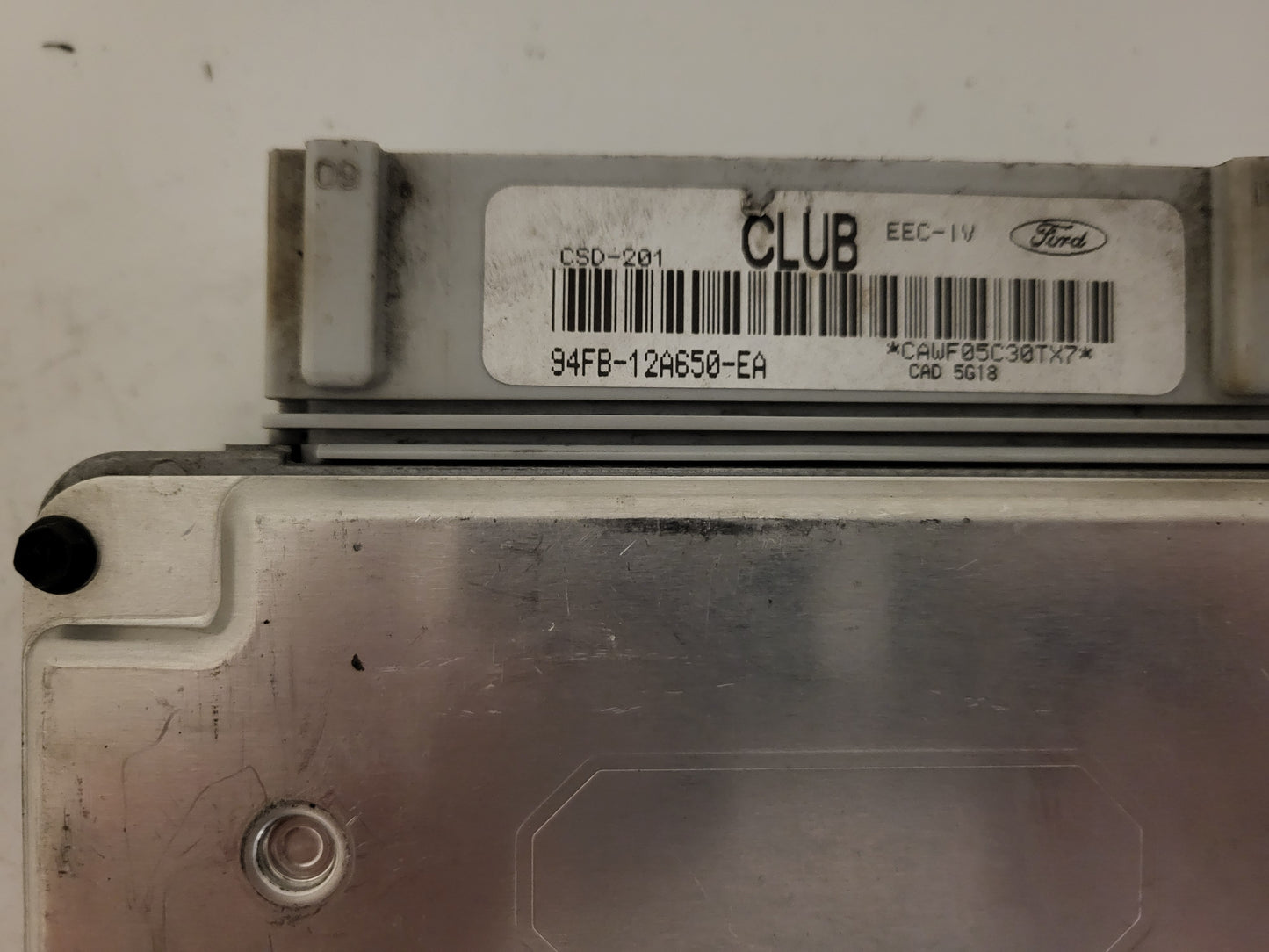 Ford Fietsta ECU / 94FB-12A650-EA / CLUB / CSD-201 / EEC-IV
