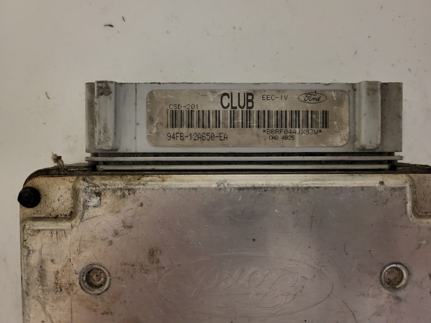 Ford Fietsta ECU / 94FB-12A650-EA / CLUB / CSD-201 / EEC-IV