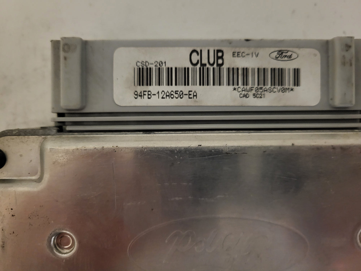Ford Fietsta ECU / 94FB-12A650-EA / CLUB / CSD-201 / EEC-IV