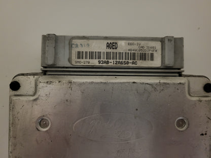 Ford Escort ECU / 93AB-12A650-AC / AGED / SMO-270 / EEC-IV