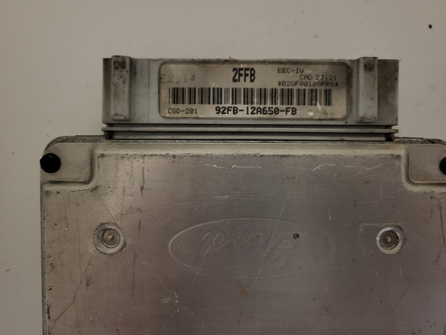 Ford Fiesta ECU / 92FB-12A650-FB / 2FFB / CSD-201 / EEC-IV