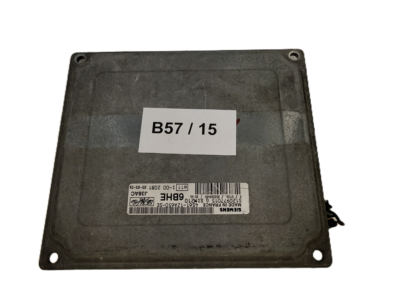FORD FIESTA ECU / 4S61-12A650-SE / S120977015G / 6BHE / SIM210 / SIEMENS