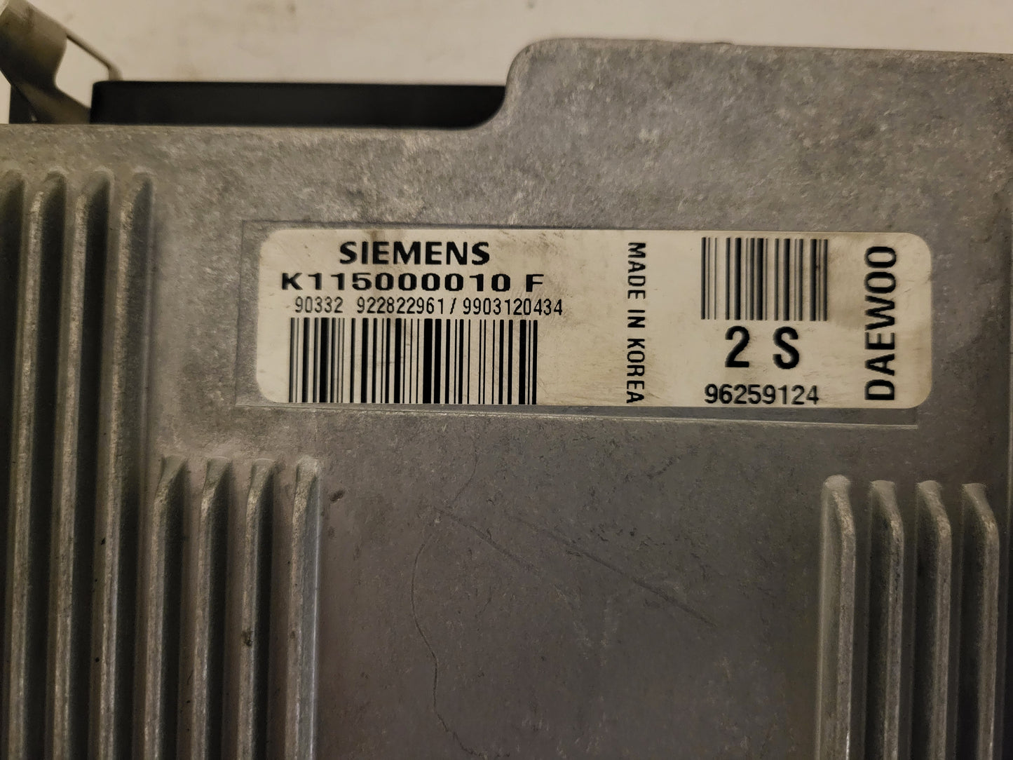 DAEWOO MATIZ ECU / K115000010F / 96259124 / SIEMENS