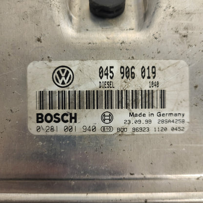 VW SEAT POLO ECU / EDC15P+ / 045906019 / 0281001940 / BOSCH