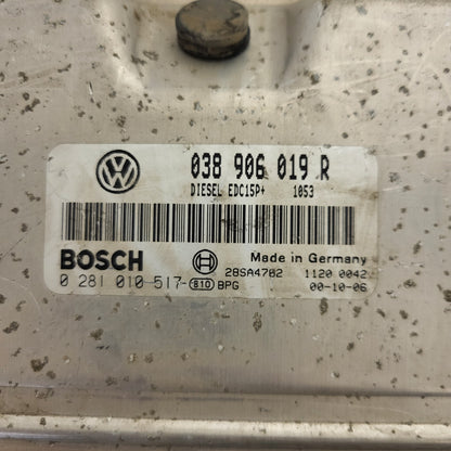 SKODA OCTAVIA ECU / 038906019R / 0281010517 / EDC15P+ / BOSCH