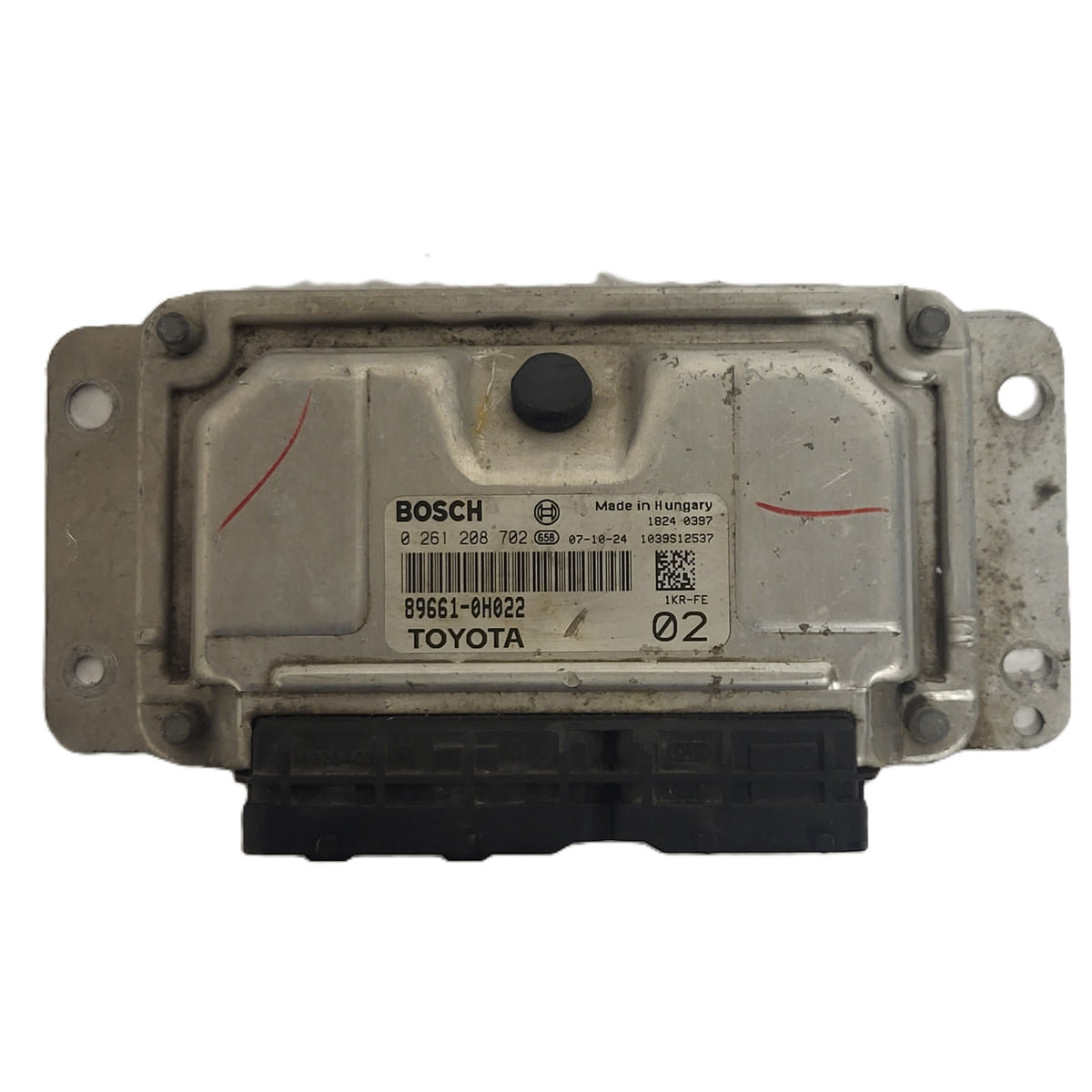 Citroen C1 TOYOTA AYGO 107 ECU / 0261208702 / 89661-0H022 / BOSCH - B58-03 - 1