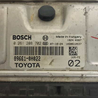 10x Citroen C1 TOYOTA AYGO 107 ECU / 0261208702 / 89661-0H022 / BOSCH BULK STOCK