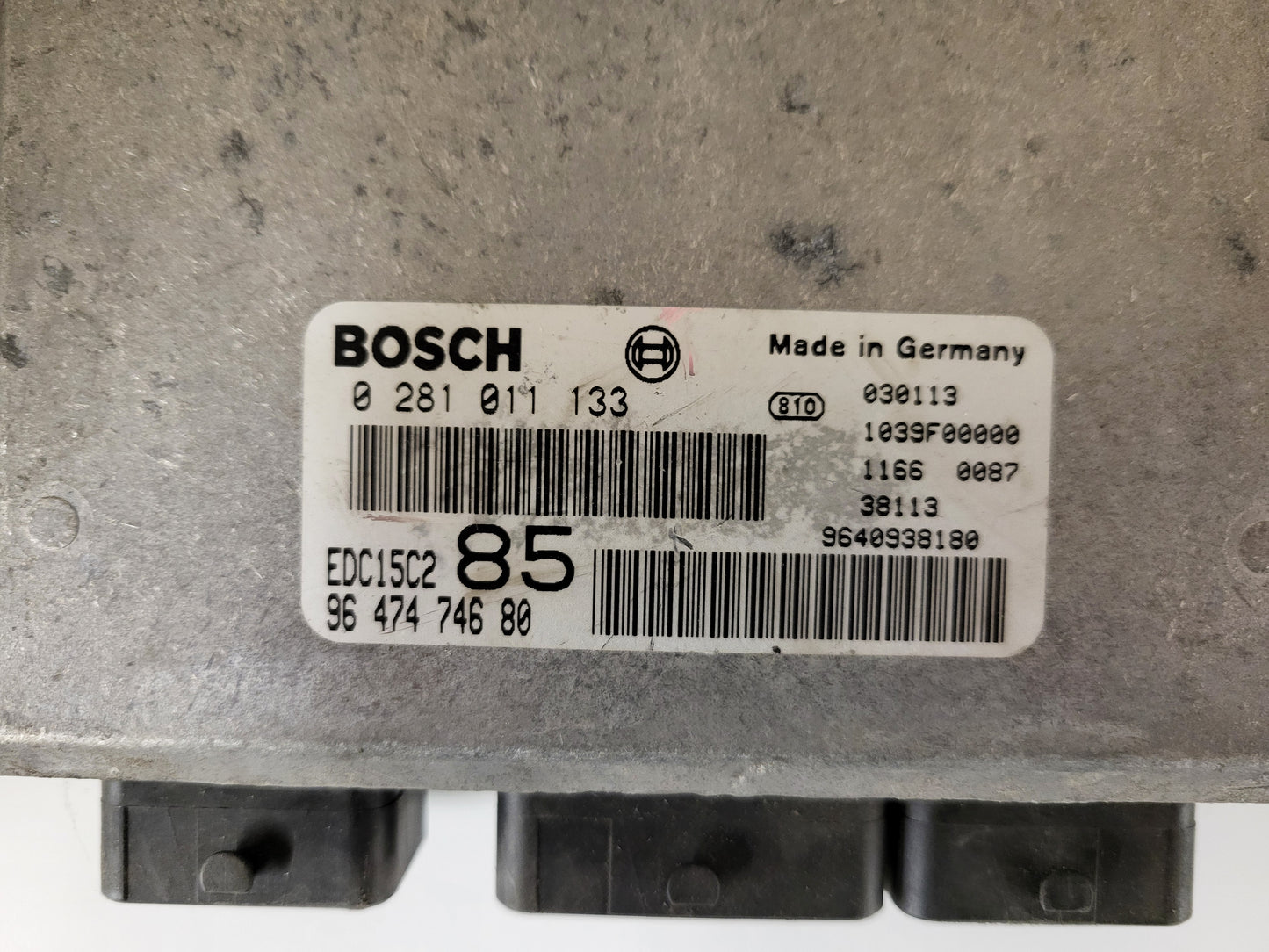 Peugeot Citroen 2.2 HDI ECU / 0281011133 / 9647474680 / EDC15C2 / BOSCH