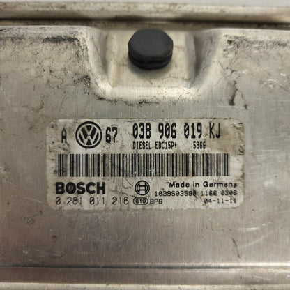 SKODA OCTAVIA ECU / 0281011216 / 030906019KJ / EDC15P+ / BOSCH