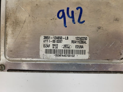 Ford ECU / 3M51-12A650-LB / DZAF / R0411C004L / 12240250 / 3M5112A650LB