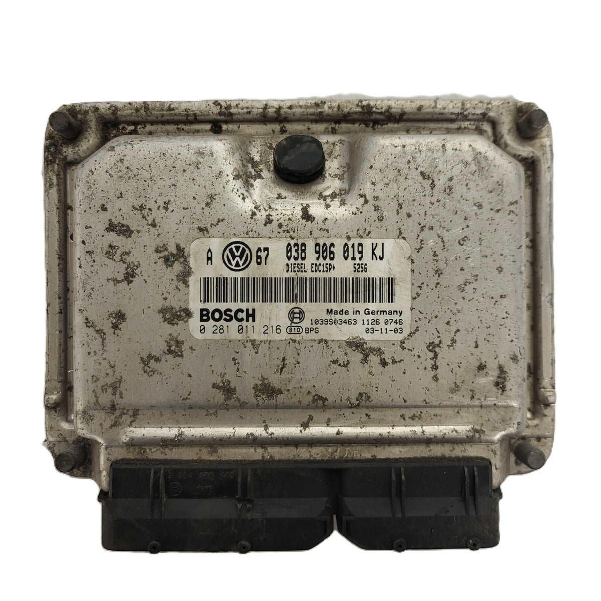 SKODA OCTAVIA ECU / 0281011216 / 030906019KJ / EDC15P+ / BOSCH - B58-22 - 1