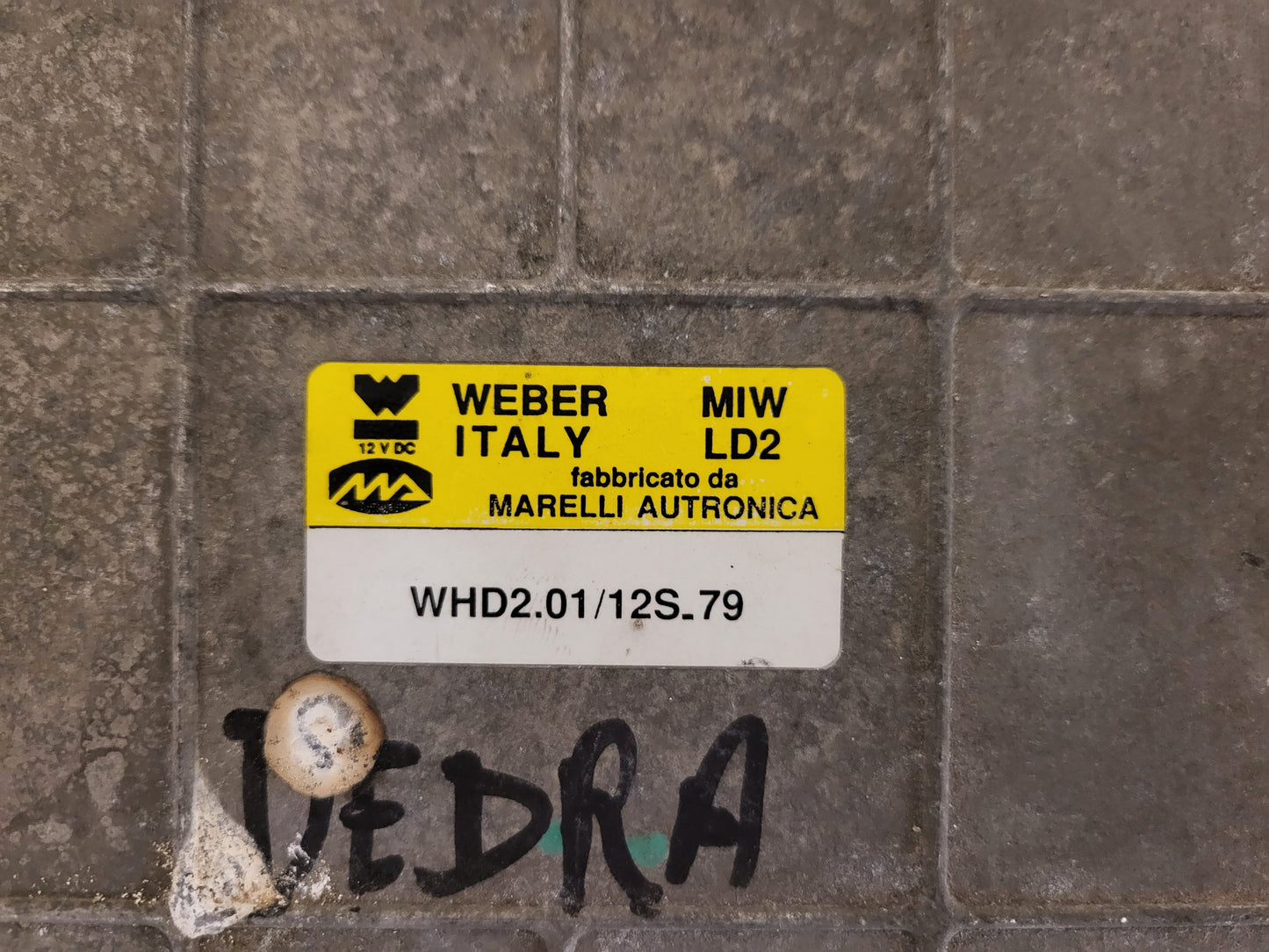 LANCIA ECU / WHD2.01/12S.79 / WHD2.01 / 12S79 / WEBER