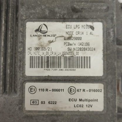 NISSAN NOTE 1.4 LPG ECU  / 616629000 / NI202043G24 / 100169/21 / 110R-006011