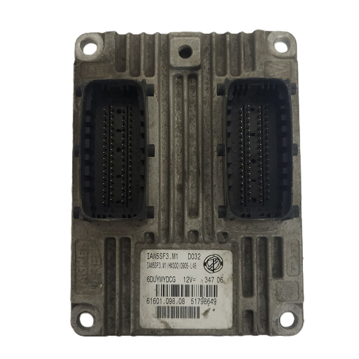 FIAT GRANDE PUNTO ECU / IAW 5SF3.M1 / 51798649 / 61601.098.08 / HW300 / MAGNETI - B59-12 - 1