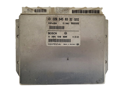 Mercedes a class ecu / 0295458332 / 0265109496 / BOSCH