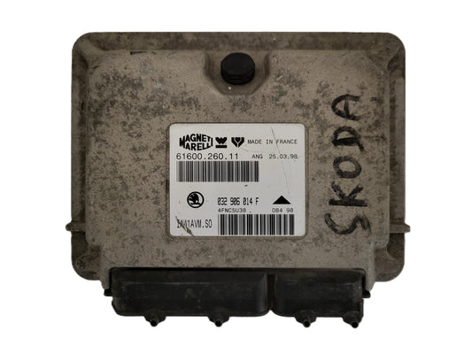 ŠKODA OCTAVIA ECU / IAW 1AVM.S0 / 032906014F / 6160026011 / MAGNETI MARELLI