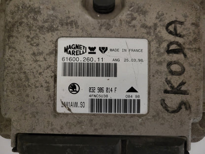 ŠKODA OCTAVIA ECU / IAW 1AVM.S0 / 032906014F / 6160026011 / MAGNETI MARELLI