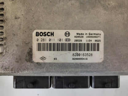 RENAULT LAGUNA ECU / 0281011101 / 8200163528 / 8200095416 / BOSCH