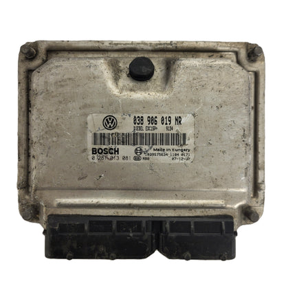 SKODA ROOMSTER ECU / 038906019NR / 0281013081 / EDC15P+ / BOSCH - B60-18 - 1