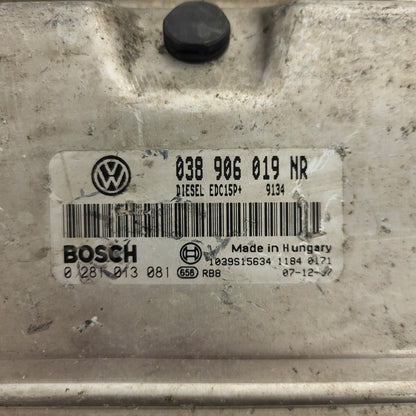 SKODA ROOMSTER ECU / 038906019NR / 0281013081 / EDC15P+ / BOSCH