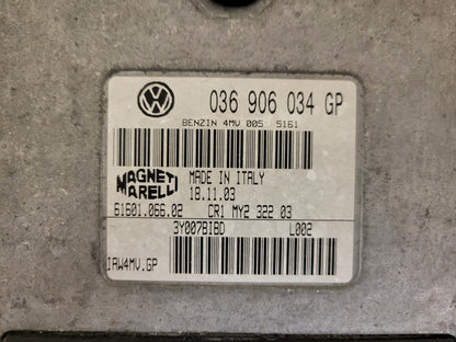 VW AUDI SEAT ŠKODA ECU / 036906034GP / IAW4MV.GP / 61601.066.02