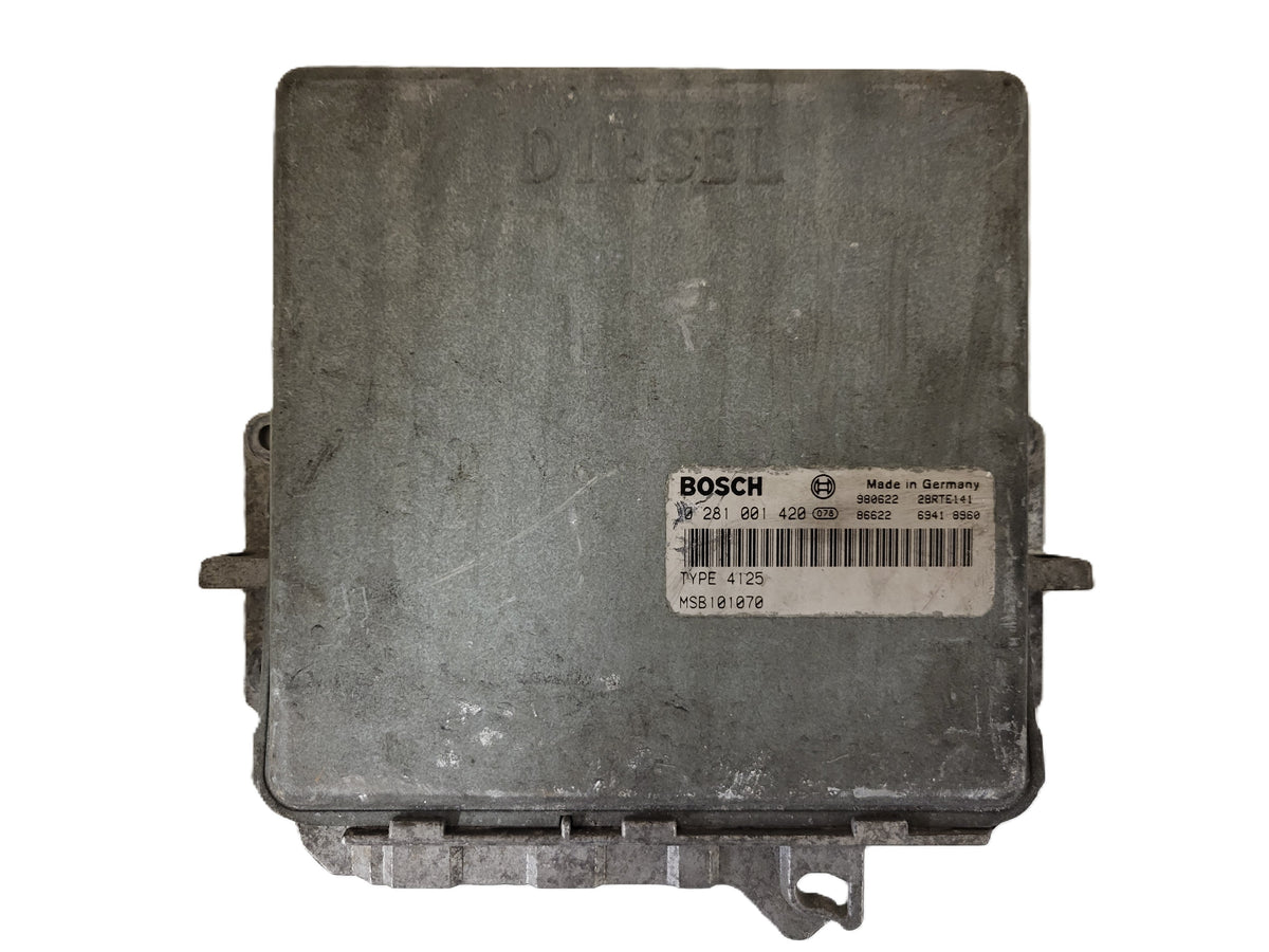 3x LAND ROVER FREELANDER ECU / 0281001420 / TYPE 4125 / MSB101070 / BOSCH BULK STOCK
